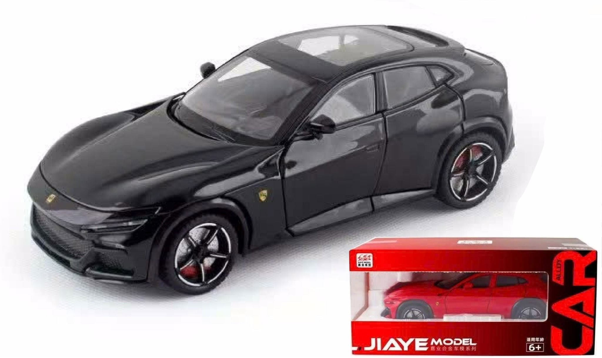 Mô hình xe Ferrari Purosangue full open-full kính- đánh lái được tỉ lệ 1:24 Jiaye model VB24425 