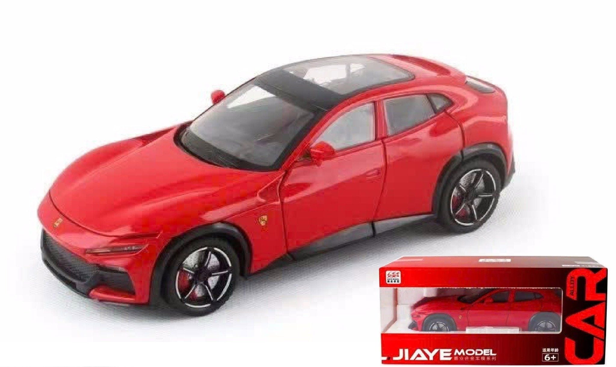  Mô hình xe Ferrari Purosangue full open-full kính- đánh lái được tỉ lệ 1:24 Jiaye model VB24425 