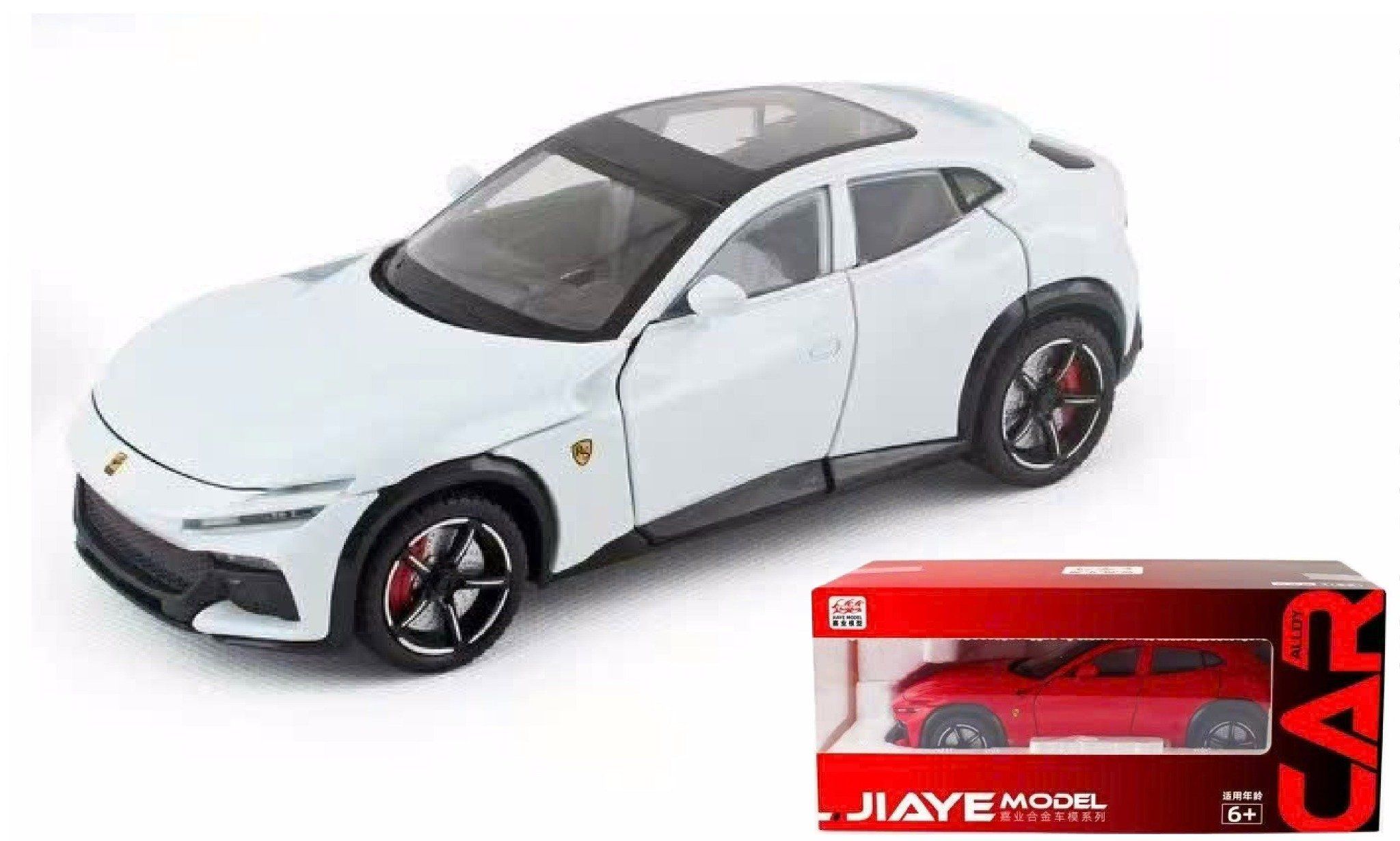  Mô hình xe Ferrari Purosangue full open-full kính- đánh lái được tỉ lệ 1:24 Jiaye model OT24083 