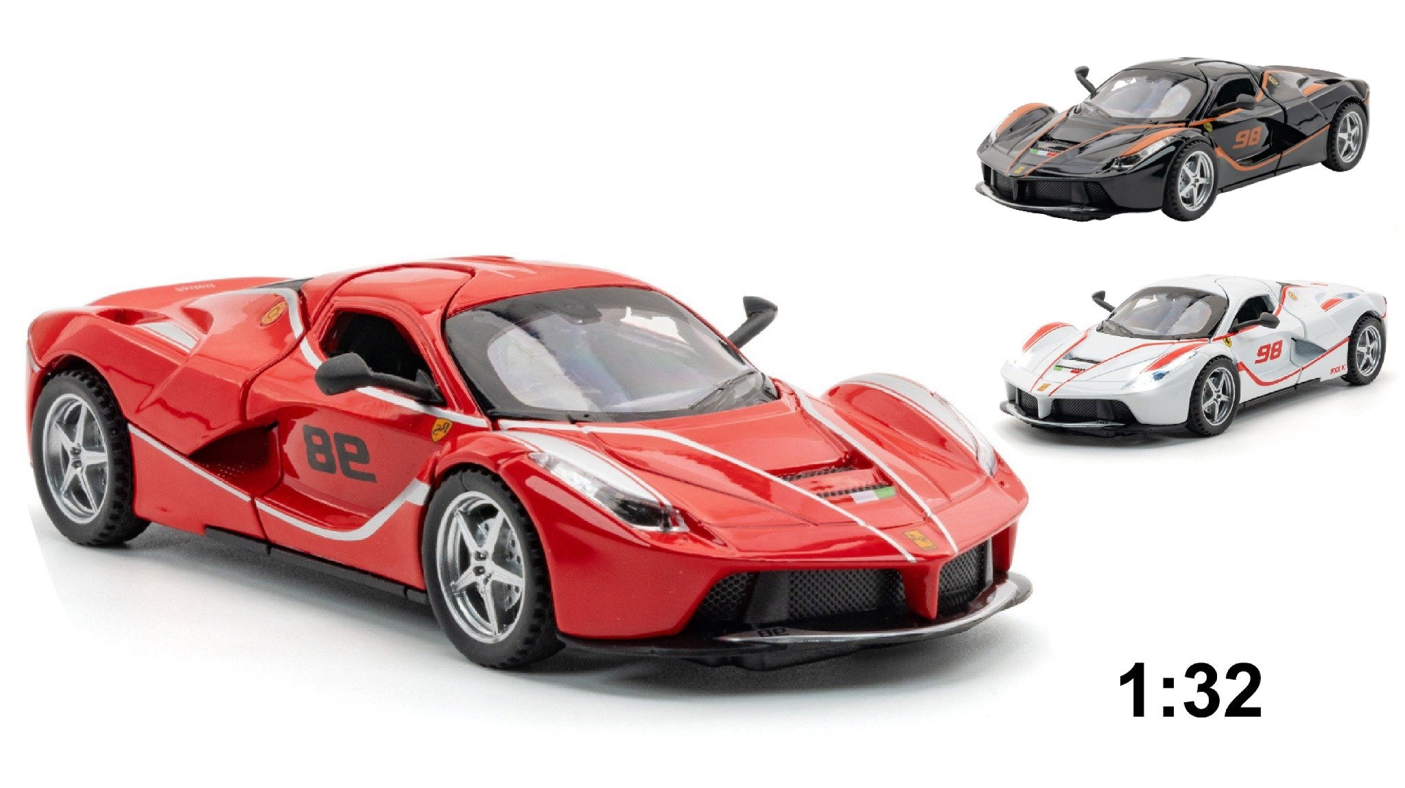  Mô hình xe Ferrari FXX K Evo tỉ lệ 1:32 Alloy Model OT310A 