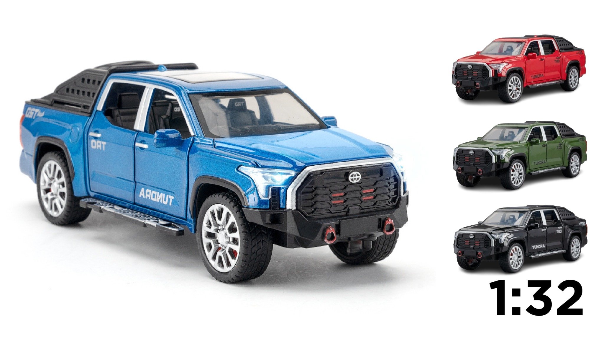  Mô hình xe bán tải Toyota Tundra TRD 4x4 1:32 Alloy Model OT329 