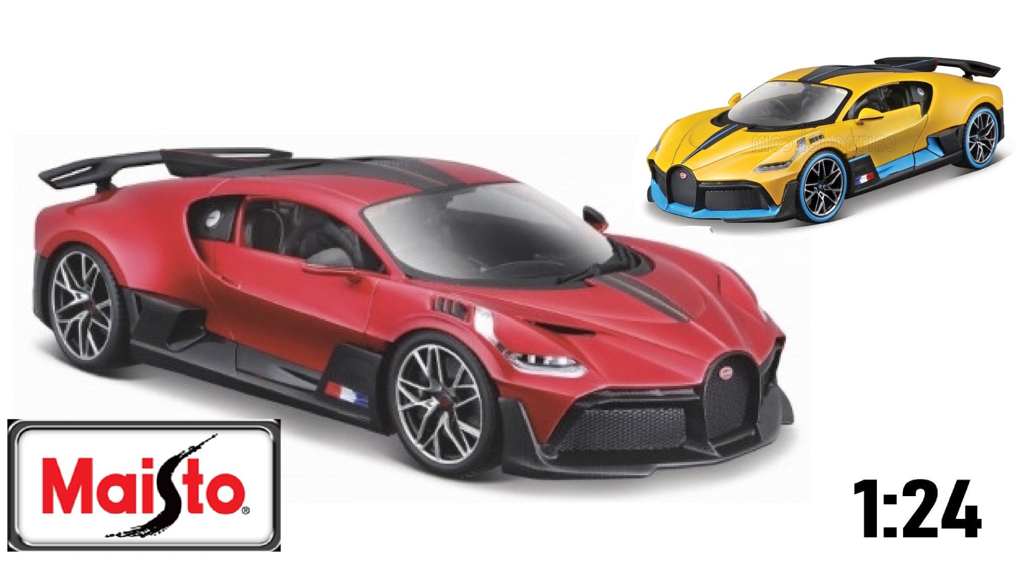  Mô hình xe Bugatti Divo 2024 tỉ lệ 1:24 Maisto OT346 