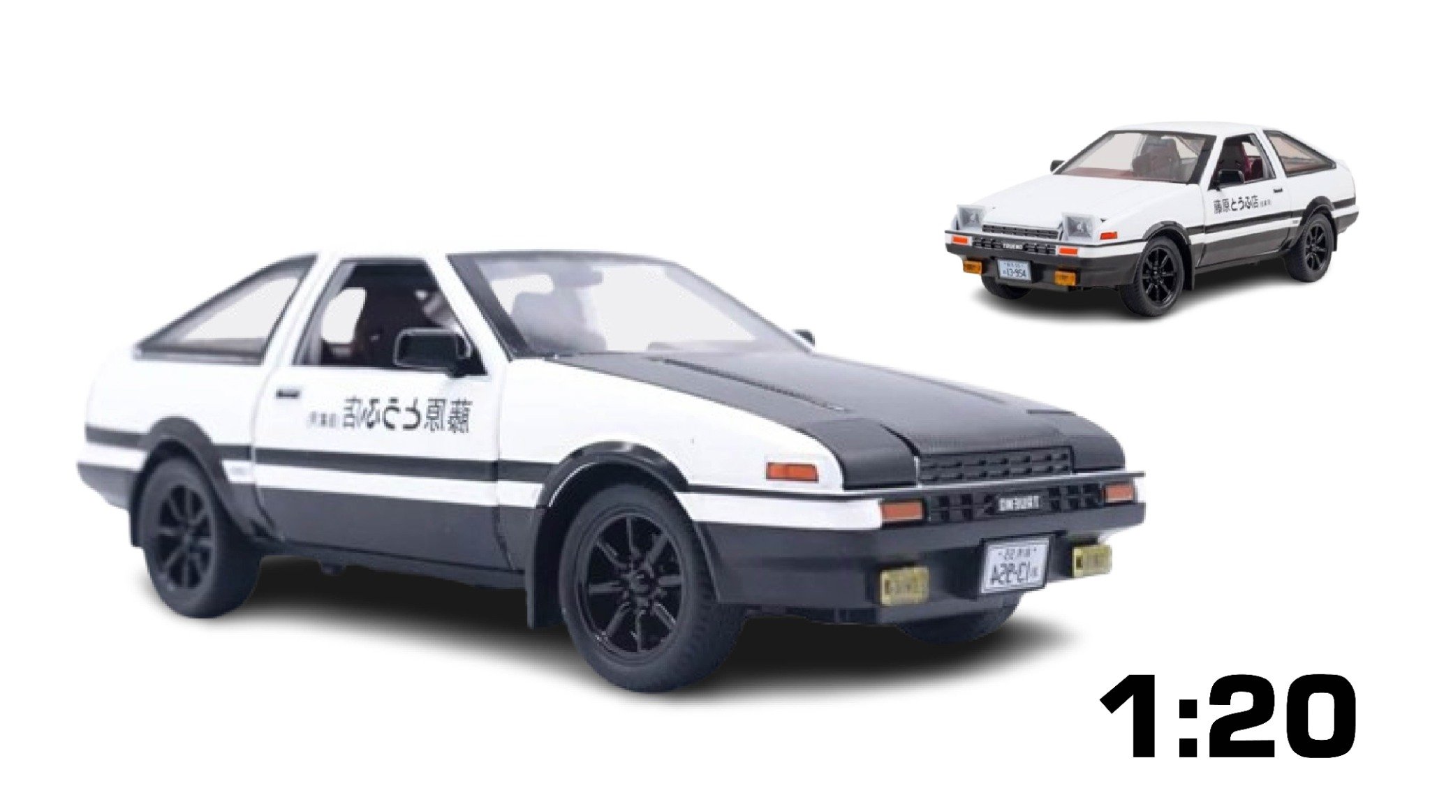  Mô hình xe Toyota AE86 full open - đánh lái được - có âm thanh - đèn tỉ lệ 1:20 Miniauto OT400 