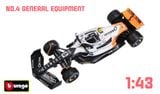  Mô hình xe đua McLaren 2023 Formula 1 Racing Car MCL60 Monaco tỉ lệ 1:43 Bburago OT43018 