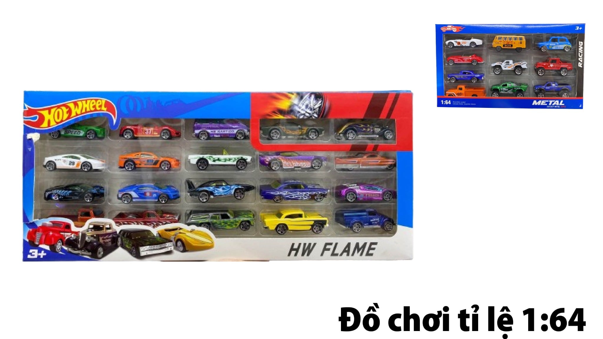  Vỉ xe mô hình đồ chơi tỉ lệ 1:64 OT472 