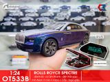  Mô hình xe Rolls Royce Spectre full open - có đèn - âm thanh tỉ lệ 1:24 Chezhi OT533 