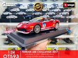  Mô hình xe Ferrari 488 Challenge 2017 red 1:24 Bburago 18-26308 OT593 