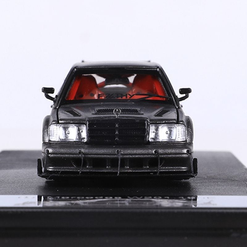  Mô hình xe Mercedes-Benz 190E W201 Evo II có hộp mica tỉ lệ 1:64 Rhino Model RM64-190E-2 
