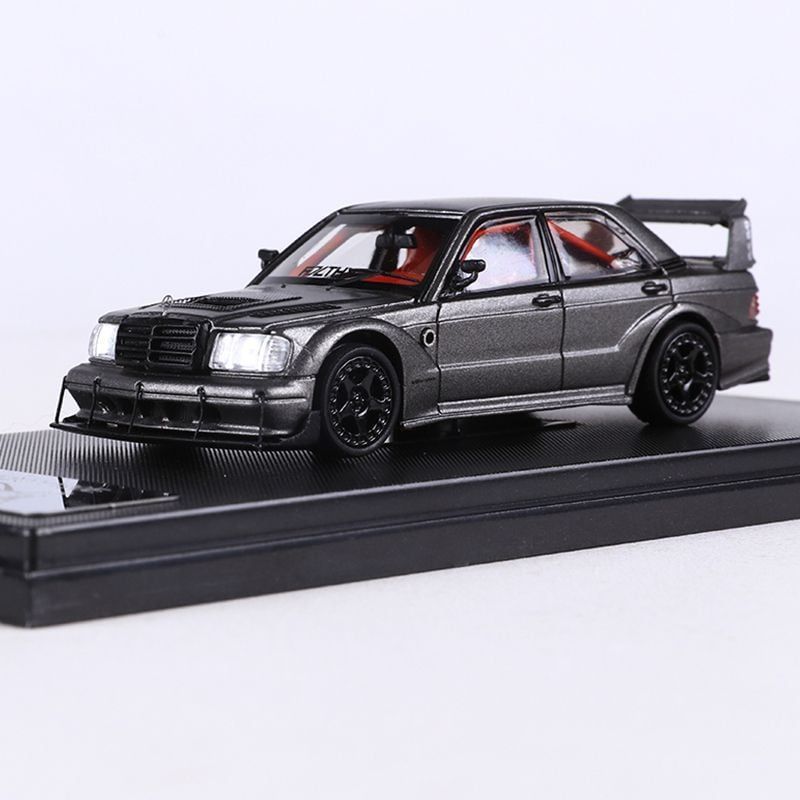  Mô hình xe Mercedes-Benz 190E W201 Evo II có hộp mica tỉ lệ 1:64 Rhino Model RM64-190E-2 