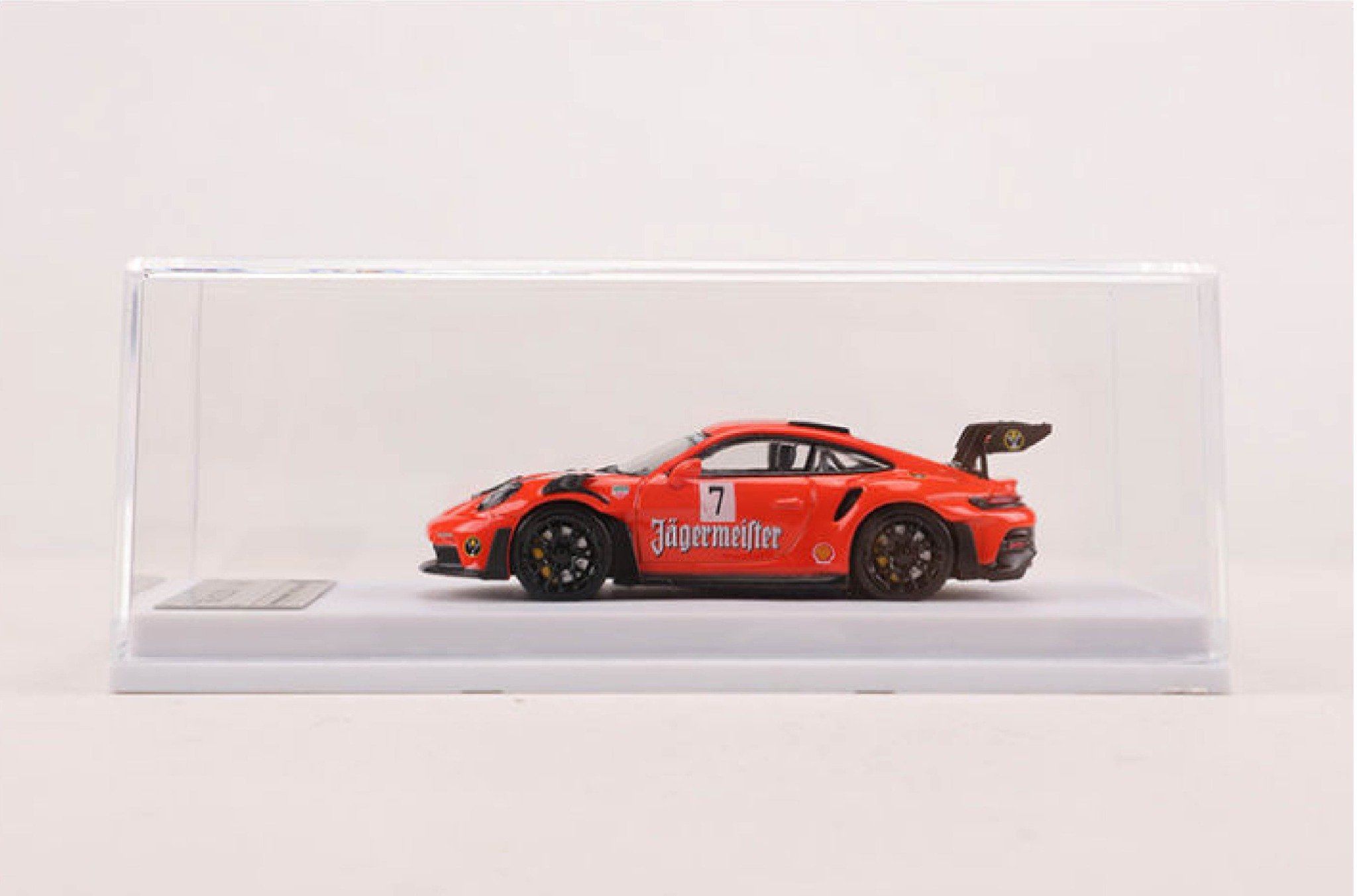  Mô hình xe Porsche 911(992) GT3 RS LMLF tỉ lệ 1:64 có đế và hộp mica LMLF OT64028 