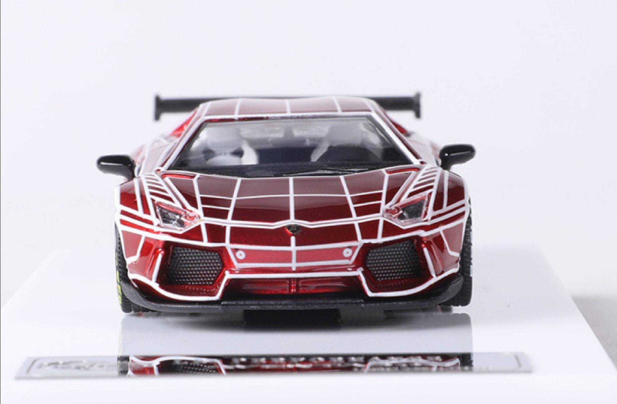  Mô hình xe Lamborghini LP700 Aventador phiên bản cao cấp có bánh phụ hộp và đế mica tỉ lệ 1:64 Demon King Model KM-LP700 