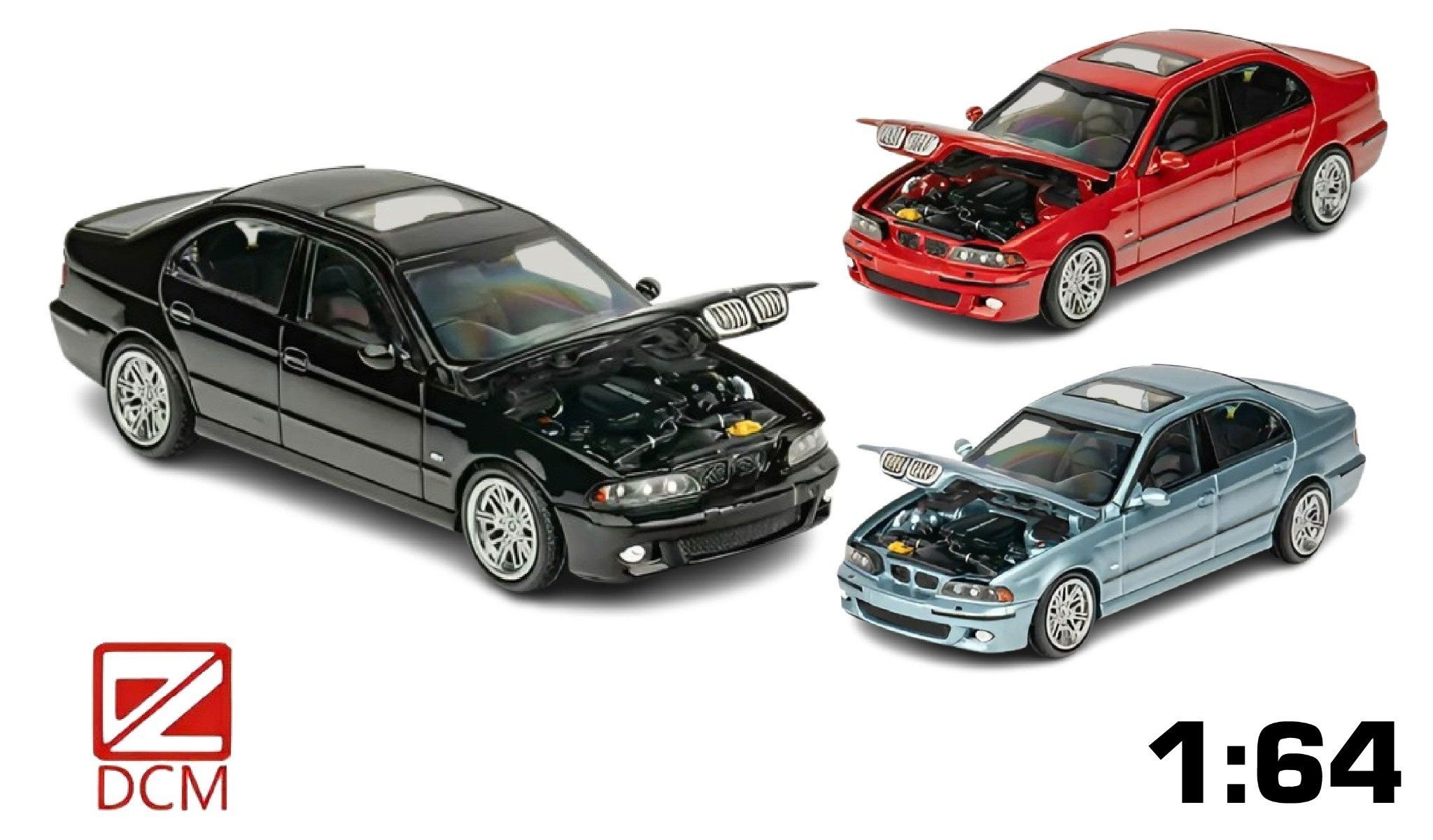  Mô hình xe BMW M5 E39 limited tỉ lệ 1:64 DCM models OT64083 