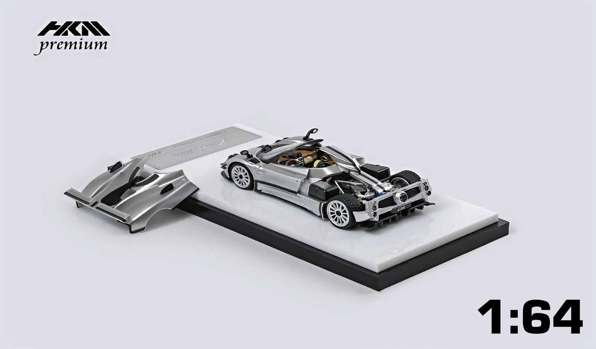  Mô hình xe Pagani Zonda 760 Roadster 2022 limited tỉ lệ 1:64 HKM Premium OT64085 