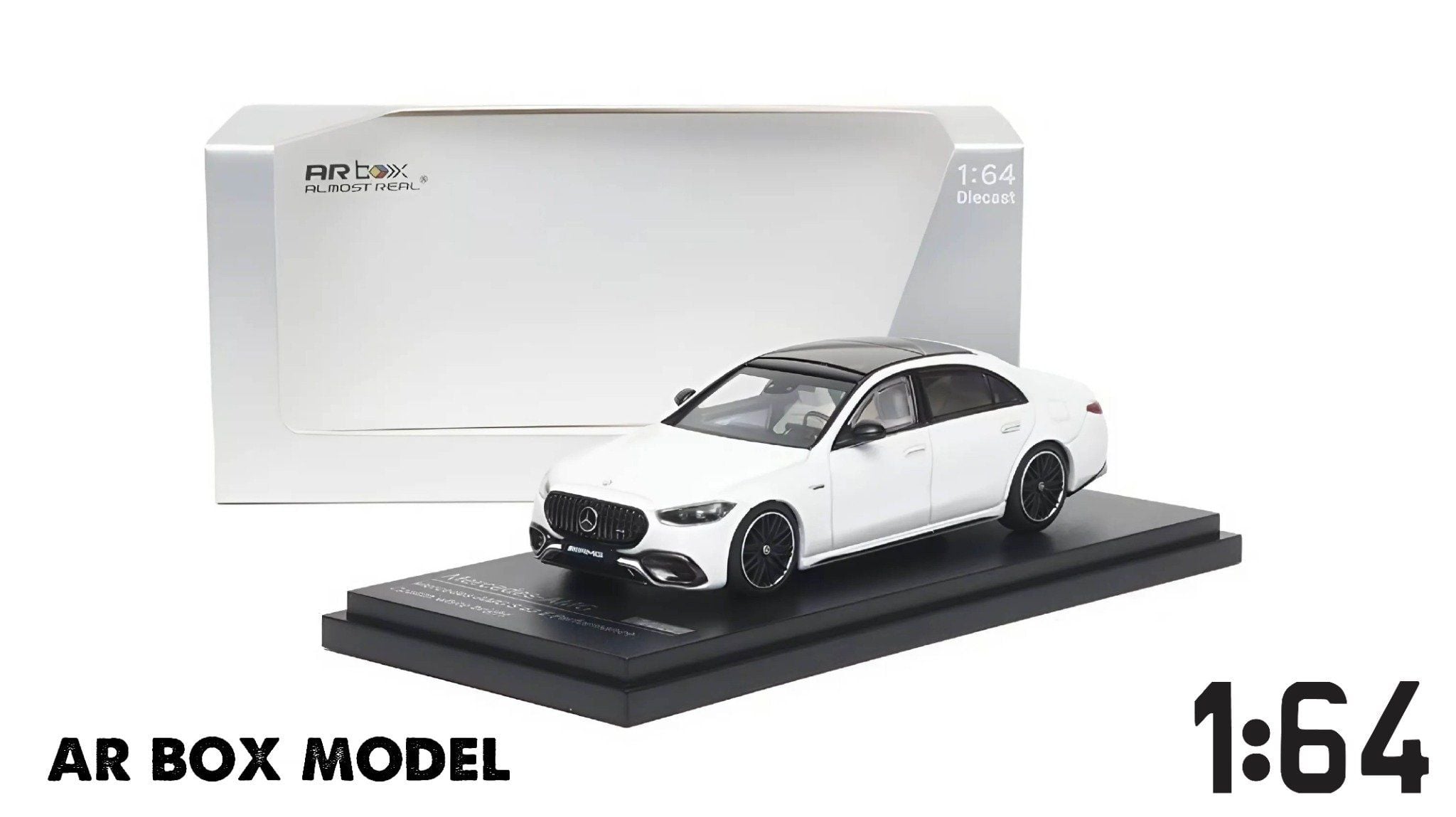  Mô hình xe Mercedes AMG S63 E Performance 2023 tỉ lệ 1:64 AR box Almost Real OT64331 