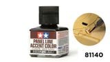  Dung Dịch mực kẻ lằn chìm Panel line accent color Dark Brown Tamiya 87140 