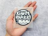  Sticker PET in chuyển nhiệt - hình ủi lên vải - nón - áo - quần series Gumball 3000 Autono1 PE001 