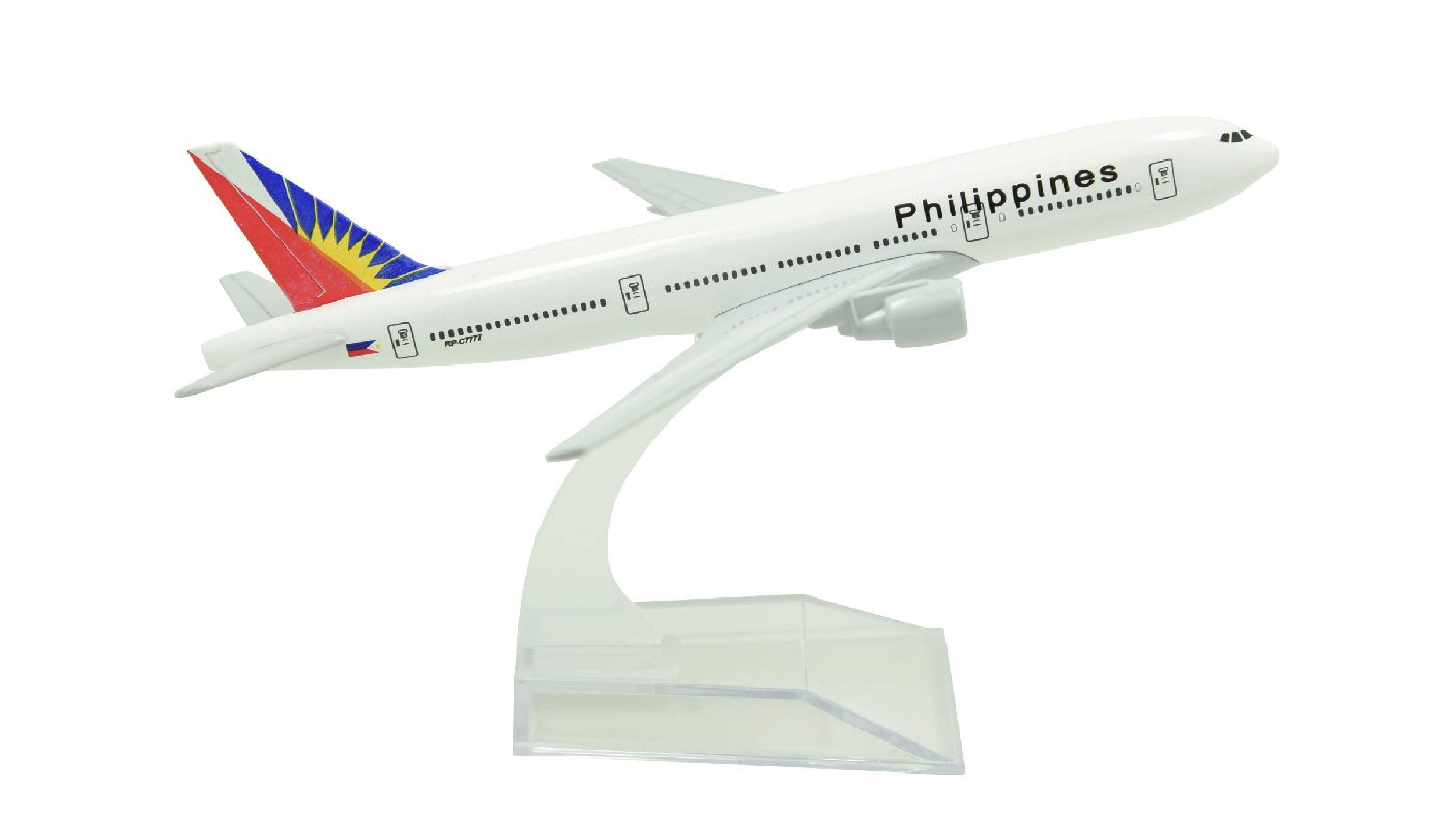  Mô hình máy bay Philipines Boeing B777-300ER 16cm MB16170 