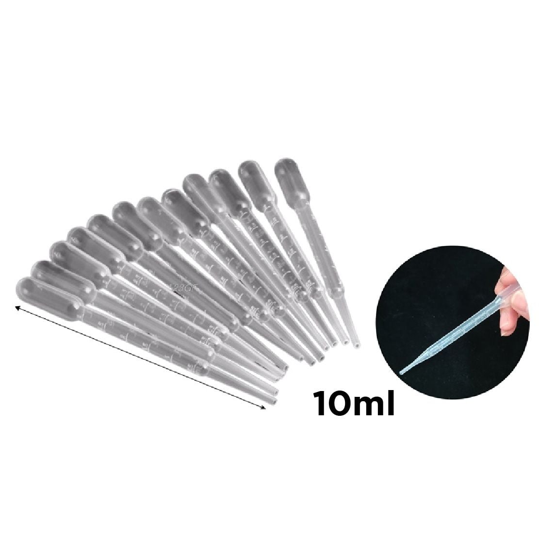 Combo 10 ống nhựa pipet hút sơn PK441 