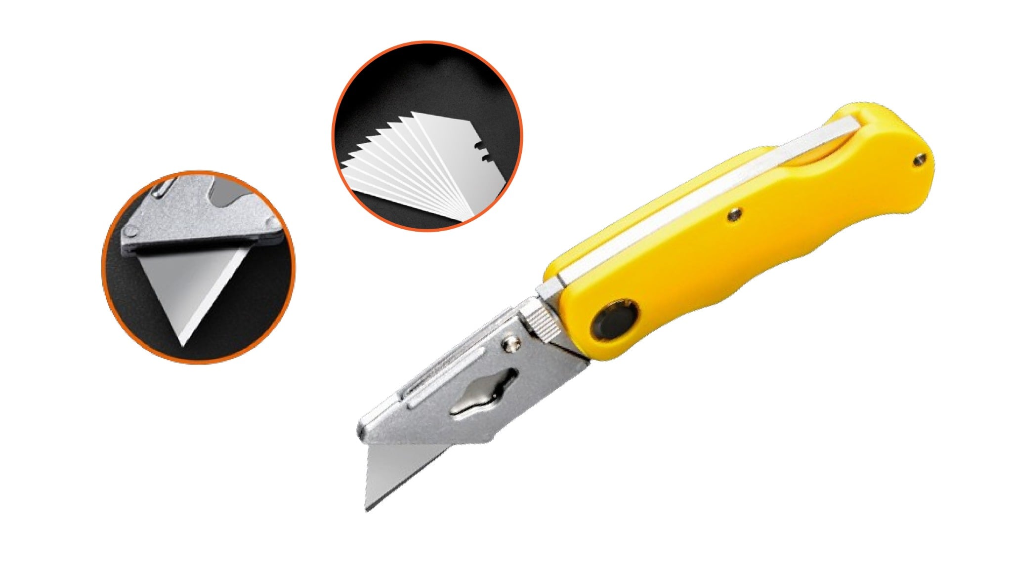  Dụng cụ dao cắt cán gập hợp kim nhôm - thay thế lưỡi PK454 