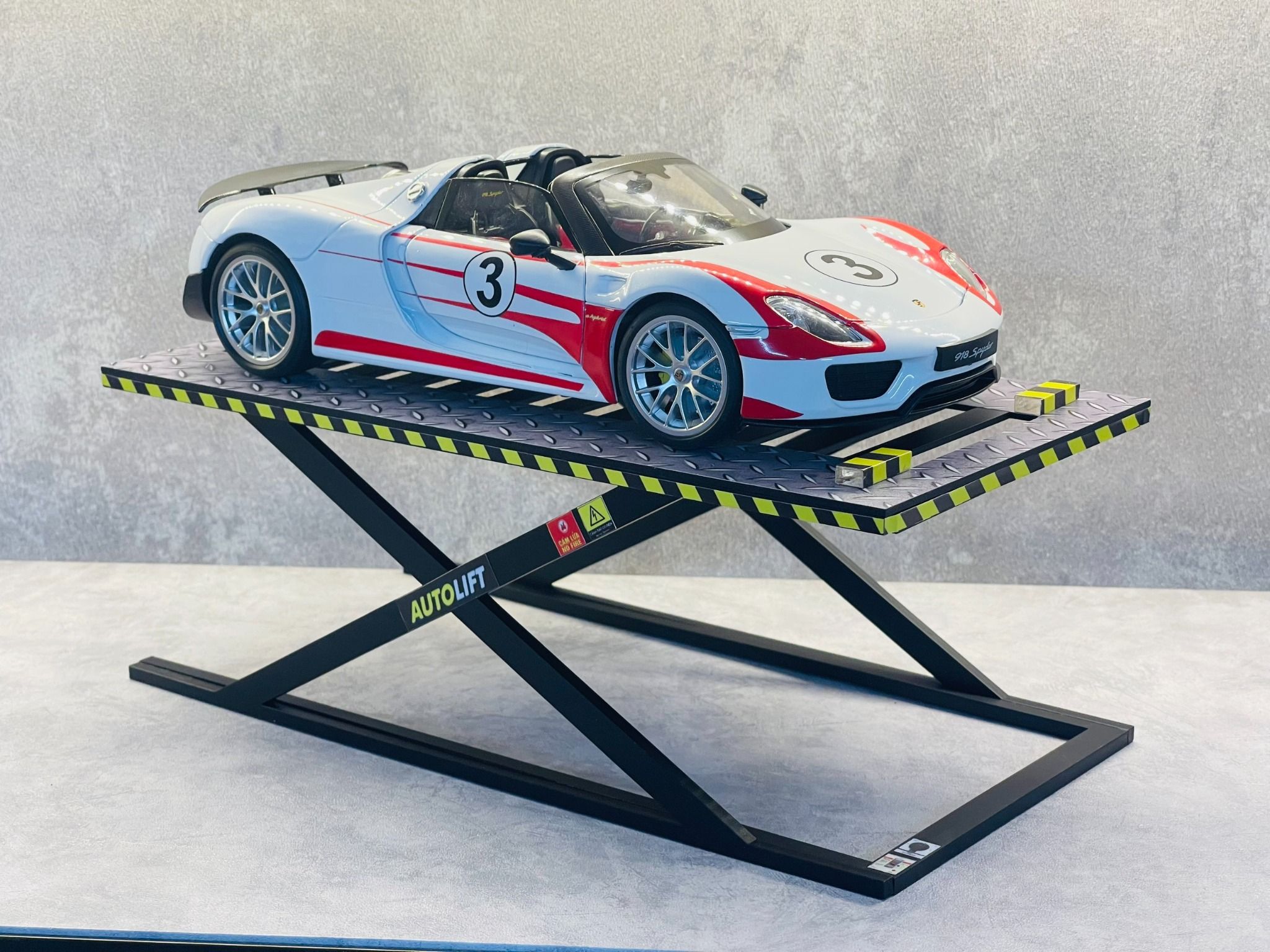  Phụ kiện bàn nâng xe mô hình bằng mica tỉ lệ 1:24 - 1:18 - 1:64 Autono1 PK476 