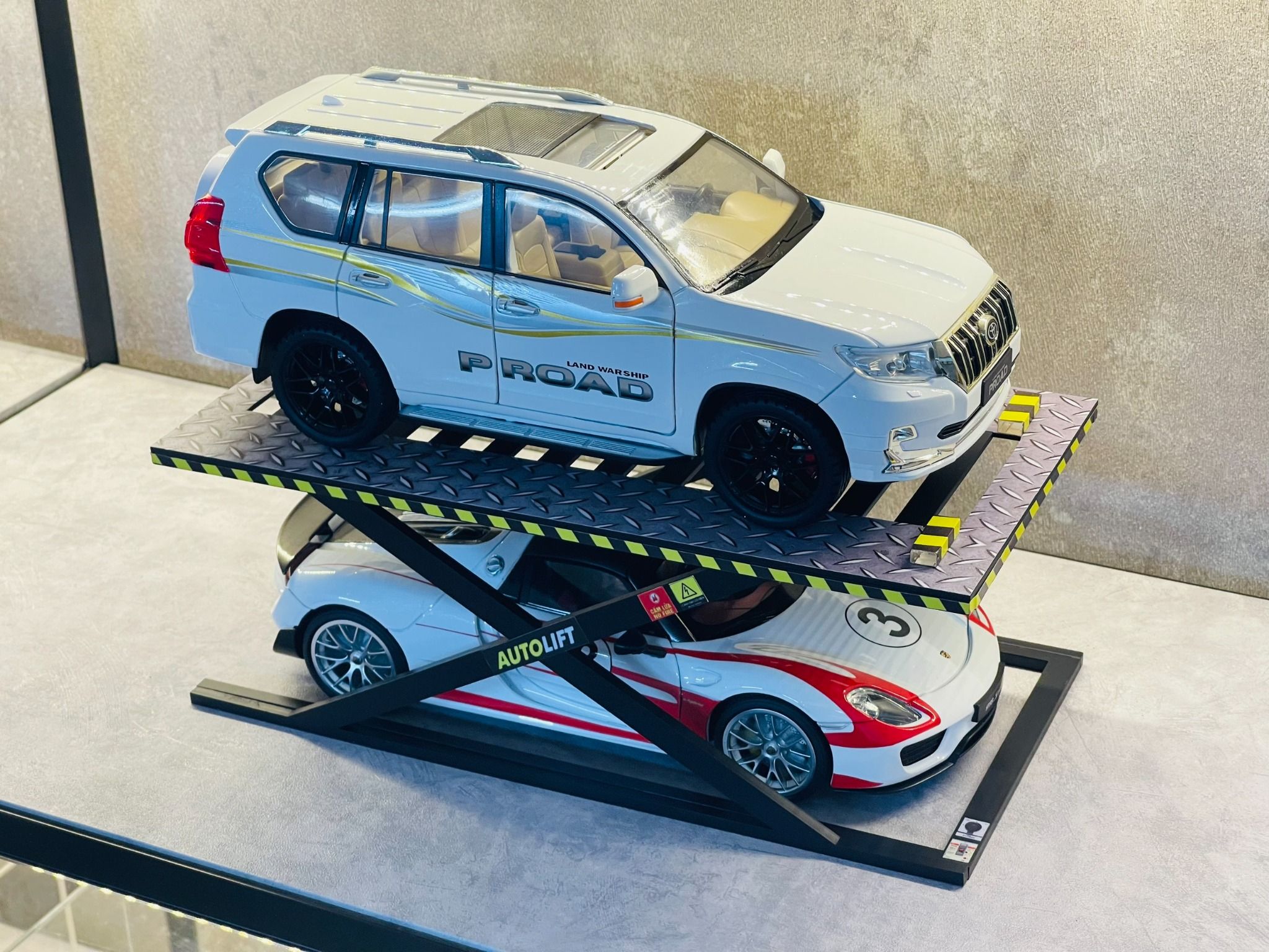  Phụ kiện bàn nâng xe mô hình bằng mica tỉ lệ 1:24 - 1:18 - 1:64 Autono1 PK476 