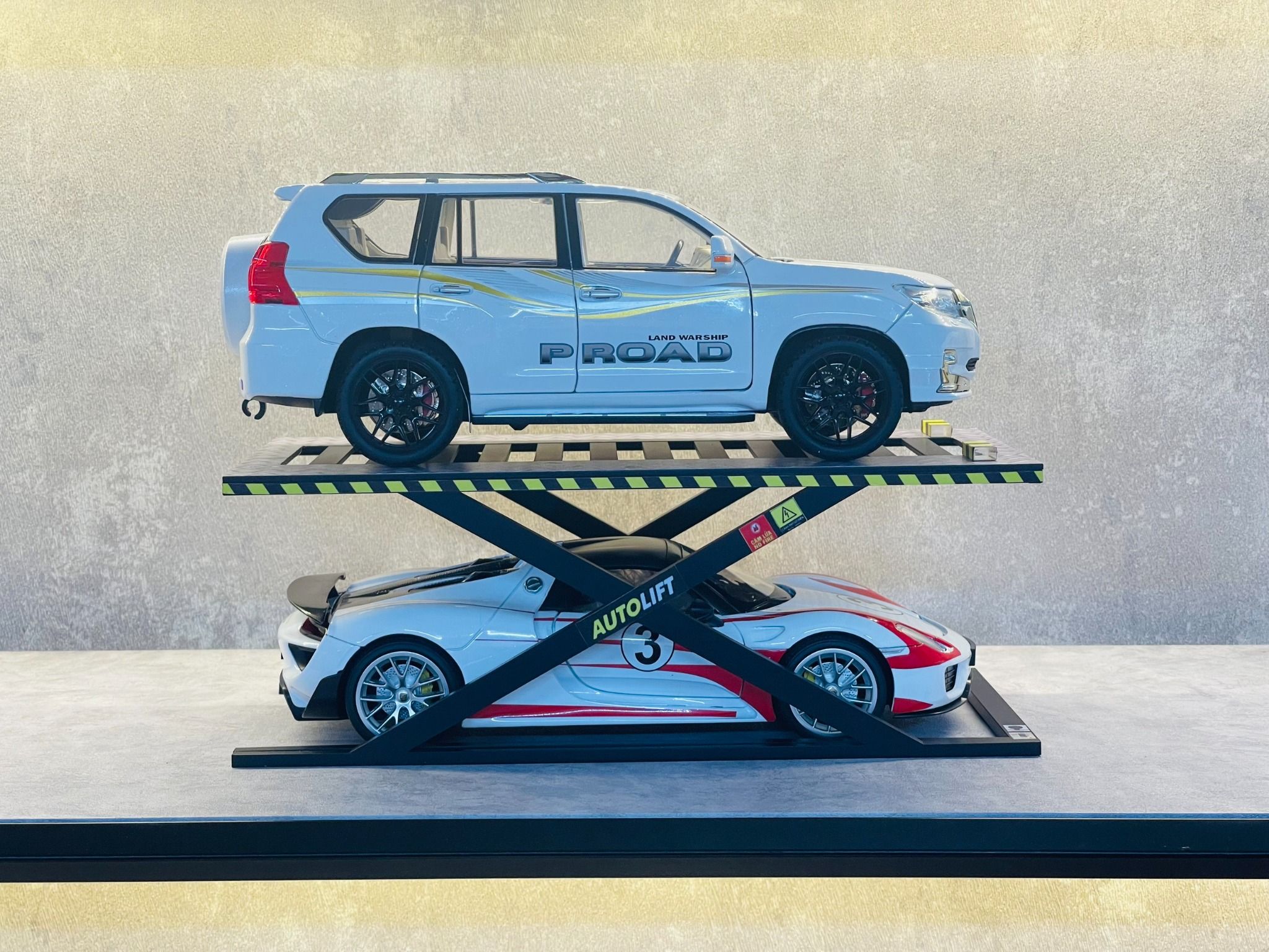 Phụ kiện bàn nâng xe mô hình bằng mica tỉ lệ 1:24 - 1:18 - 1:64 Autono1 PK476 