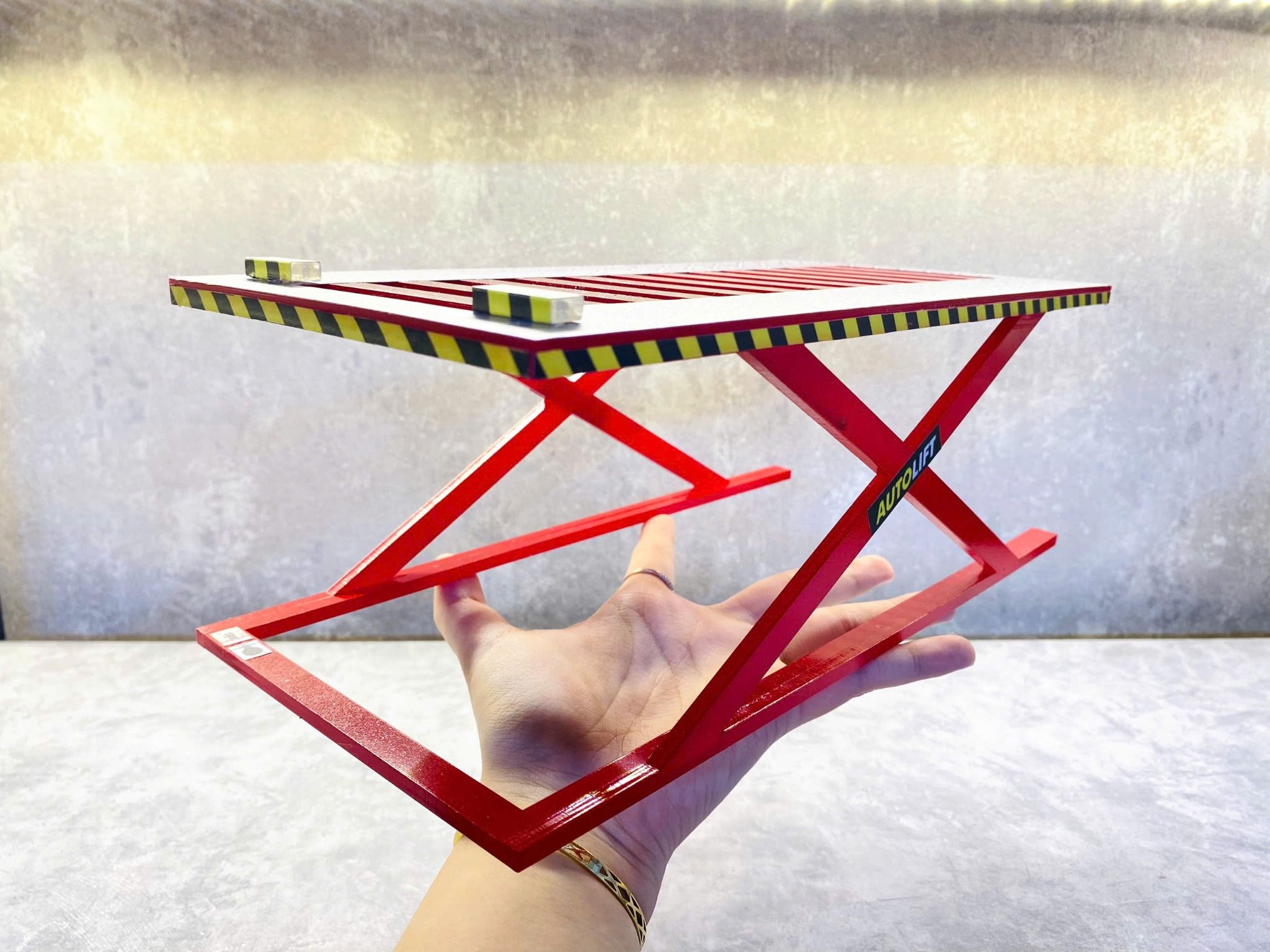  Phụ kiện bàn nâng xe mô hình bằng mica tỉ lệ 1:24 - 1:18 - 1:64 Autono1 PK476 