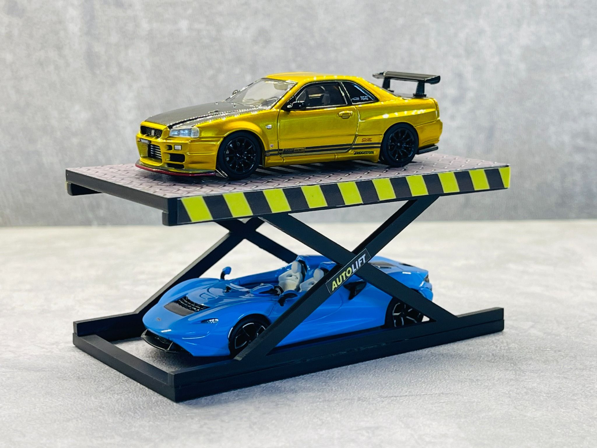  Phụ kiện bàn nâng xe mô hình bằng mica tỉ lệ 1:24 - 1:18 - 1:64 Autono1 PK476 