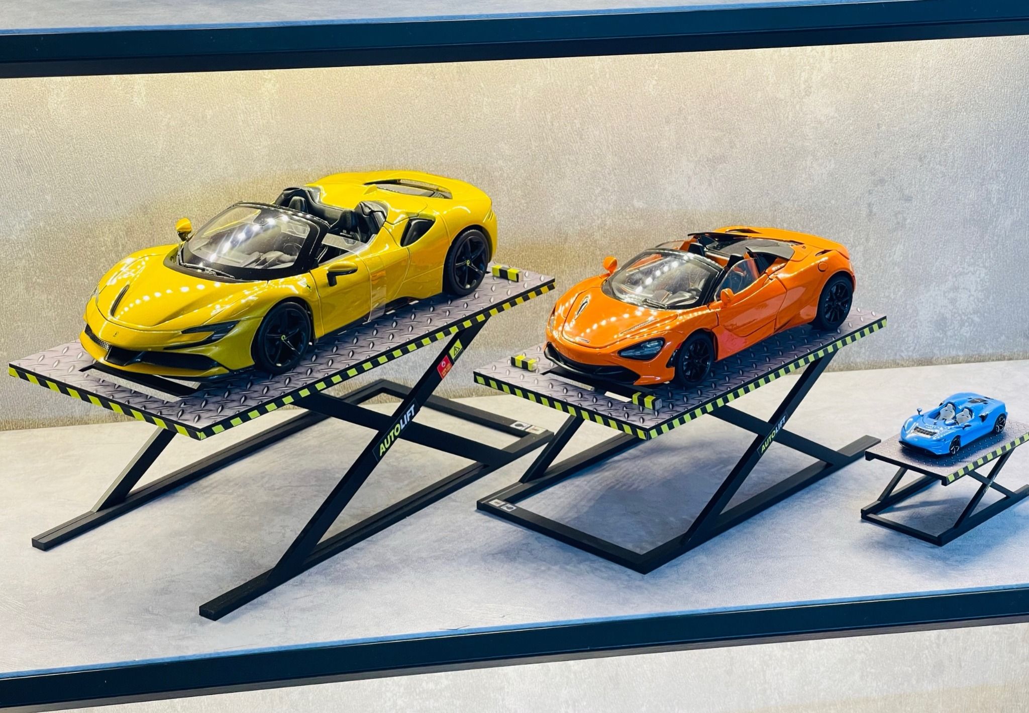  Phụ kiện bàn nâng xe mô hình bằng mica tỉ lệ 1:24 - 1:18 - 1:64 Autono1 PK476 