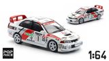  Mô hình xe Mitsubishi Lancer Evolution IV Winner tỉ lệ 1:64 Poprace PR640165 