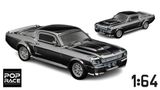  Mô hình xe Ford Shelby Mustang Gt500 - Silver Chrome tỉ lệ 1:64 Poprace PR640312 