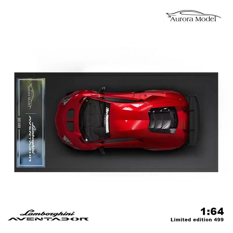  Mô hình xe Lamborghini Aventador LP700 2.0 LBWK custom Iron man tỉ lệ 1:64 Aurora Model 