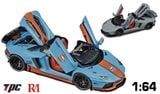  Mô hình xe Lamborghini LP720-4 Roadster Wide-Body tỉ lệ 1:64 TPC & Rhino model RM OT64394 