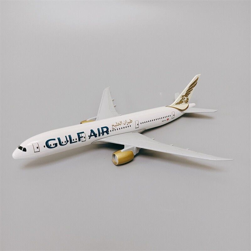 Mô hình máy bay Bahrain.Gulf Air Boeing B787-9 16cm MB16089