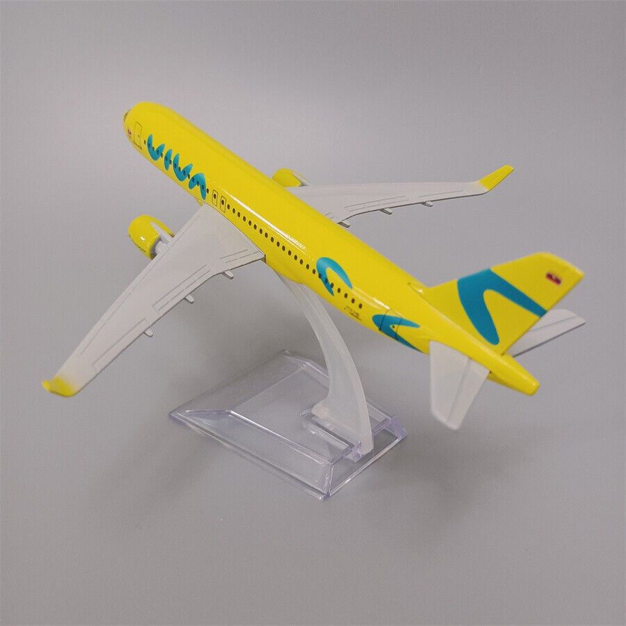  Mô hình máy bay Columbia Viva Air HK-5360 Airbus A320 16cm MB16147 