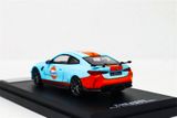  Mô hình xe BMW M4 Gulf, Pink Pig box camping tỉ lệ 1:64 Time micro 
