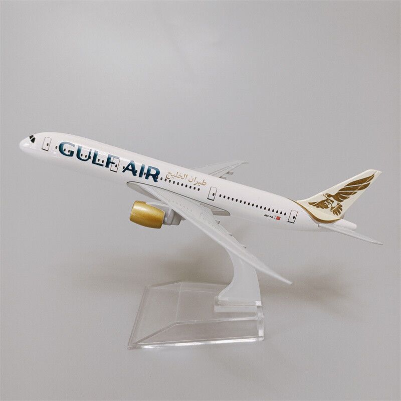Mô hình máy bay Bahrain.Gulf Air Boeing B787-9 16cm MB16089