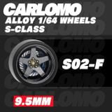  Phụ kiện độ bánh cho xe mô hình Carlomo Wheels S-Class kích thước 9,5mm bằng kim loại tỉ lệ 1:64 Carlomo S0 