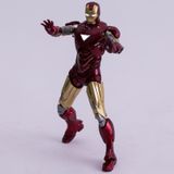  Mô hình nhân vật Marvel Iron man người sắt có đèn MK6 Mark VI Avengers SHF tỉ lệ 1:10 18CM ZD Toys FG263 