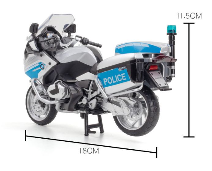  Mô hình xe Bmw R1250RT-P police tỉ lệ 1:12 CCA 7656 