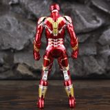  Mô hình nhân vật Marvel Iron man người sắt có đèn MK43 Mark XLIII Avengers SHF tỉ lệ 1:10 18CM ZD Toys FG263 