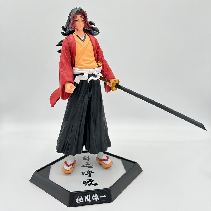 Hàng Loại 1  Mô Hình Tsugikuni Yoriichi chiến đấu  có led  cao 30cm   Full box  Kimetsu No Yaiba  Có Hộp Màu