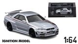  Mô hình xe Nismo R34 GT-R Z-tune Silver tỉ lệ 1:64 Ignition Model IG3840 