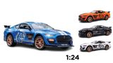  Mô hình xe Ford Mustang Shelby Gt500 đánh lái được full open 1:24 Miniauto OT401 