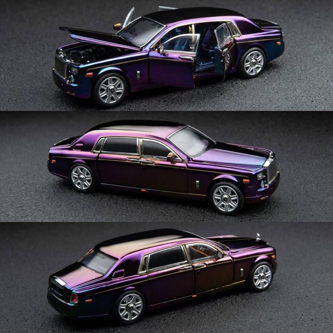  Mô hình xe Rolls Royce Phantom VII full open - full kính tỉ lệ 1:64 DCM model OT64179 