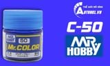  Lacquer c50 clear blue sơn mô hình màu xanh trong suốt 10ml Mr.Hobby C50 