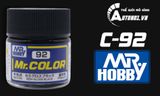  Lacquer c92 gloss black sơn mô hình màu đen bóng 10ml Mr.Hobby C92 