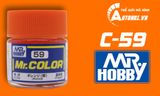  Lacquer c59 orange sơn mô hình màu cam (orange) 10ml Mr.Hobby C59 