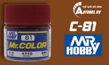  Lacquer c81 russetsơn mô hình màu nâu 10ml Mr.Hobby C81 