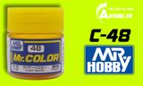  Lacquer c48 clear yellow sơn mô hình màu vàng trong suốt 10ml Mr.Hobby C48 